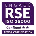 Logo Engagé RSE desservi par l'AFNOR
