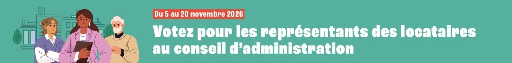Elections des représentants de locataires 2026